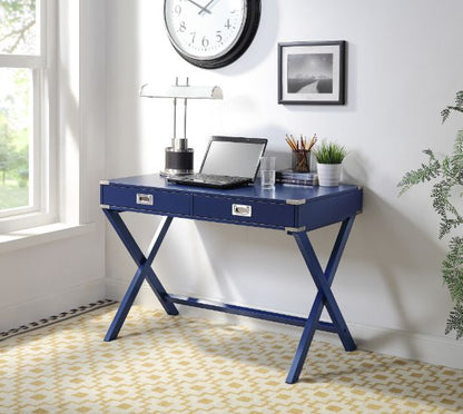 Amenia Writing Desk(Same Ac00910) 93008 Navy Blue Finish | Acme