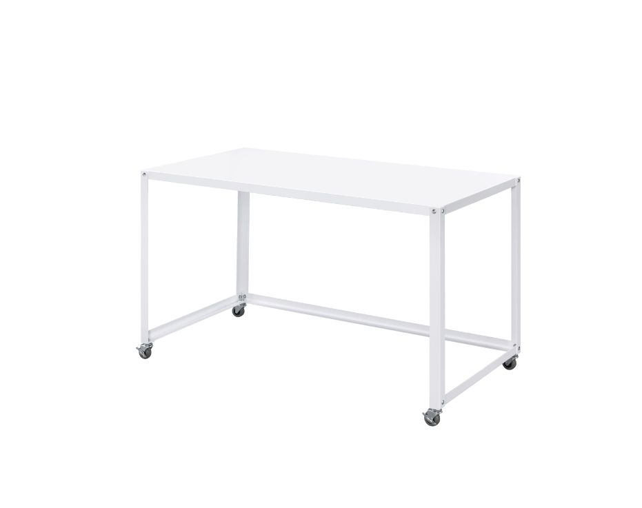 Arcano Writing Desk 93065 White Finish | Acme