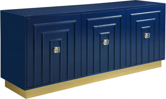 Cosmopolitan Sideboard-Buffet In Navy Lacquer - 341 | Meridian