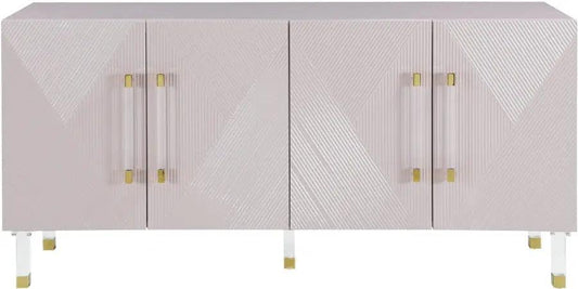 Anastasia Sideboard / Buffet In Pink Lacquer | Meridian