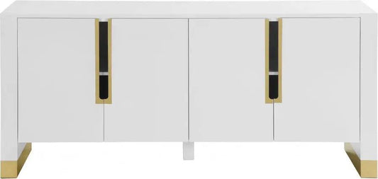 Florence Sideboard / Buffet In White Lacquer | Meridian