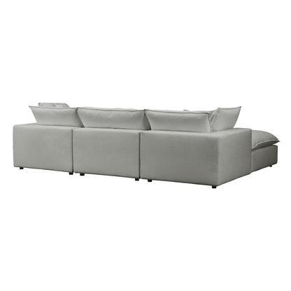 Cali Performance Fabric Modular 4-Piece Sectional