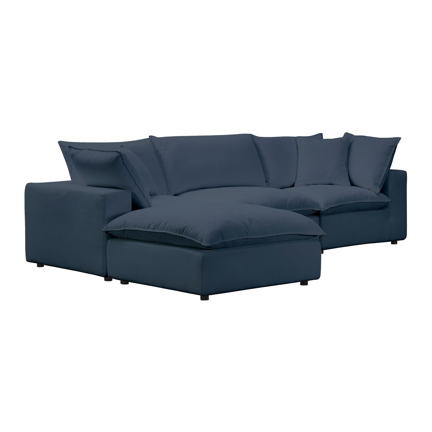 Cali Performance Fabric Modular 4-Piece Sectional