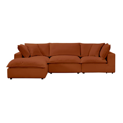 Cali Performance Fabric Modular 4-Piece Sectional