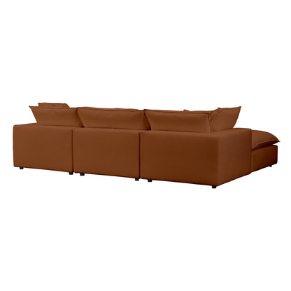 Cali Performance Fabric Modular 4-Piece Sectional