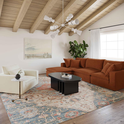 Cali Performance Fabric Modular 4-Piece Sectional