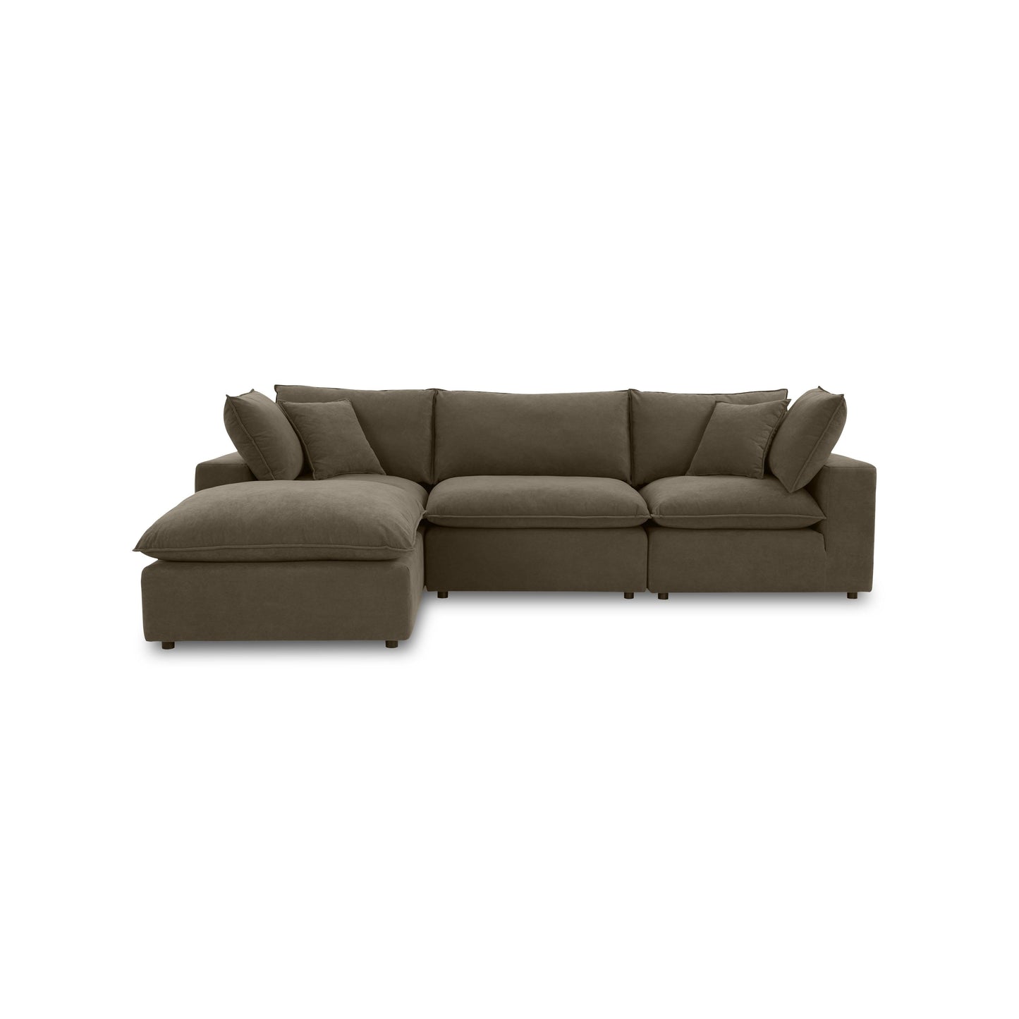 Cali Performance Fabric Modular 4-Piece Sectional