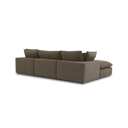 Cali Performance Fabric Modular 4-Piece Sectional