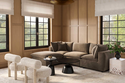 Cali Performance Fabric Modular 4-Piece Sectional