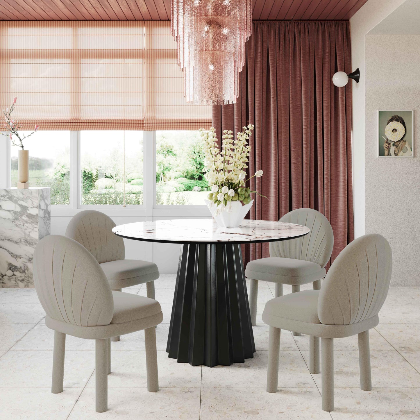 Aliyah Performance Vegan Leather Dining Chair