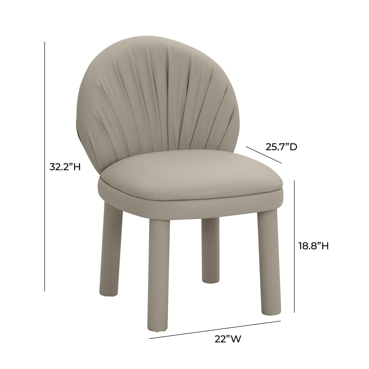 Aliyah Performance Vegan Leather Dining Chair