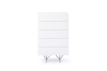 Modrest Chrysler Modern White Chest Vgvcj8978-5H-Wht