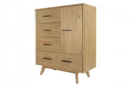 Modrest Claire Contemporary Natural Light Mocha Acacia Chest Vgwdwin-Tb04D01-Chest