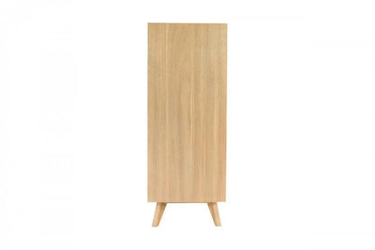 Modrest Claire Contemporary Natural Light Mocha Acacia Chest Vgwdwin-Tb04D01-Chest
