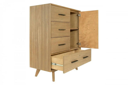 Modrest Claire Contemporary Natural Light Mocha Acacia Chest Vgwdwin-Tb04D01-Chest