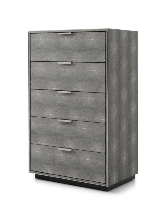 Modrest Dynasty Modern Shagreen Chest Vgvcj2108-5H-Gry-Chest