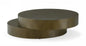 Modrest Grayson Glam Brushed Bronze Metallic Coffee Table Vgodlz-218C