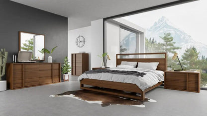 Nova Domus Berlin Modern Walnut Bed Vgmabr-92