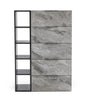 Nova Domus Maranello Modern Grey Wash & Faux Marble Chest Vgmamqt-S25-Br-121-Gry-Chest