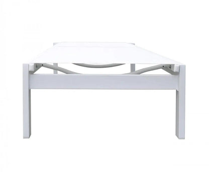 VIG Furniture - Renava Kayak Modern White Outdoor Chaise Lounge - VGGERHAEGEAN-GRY