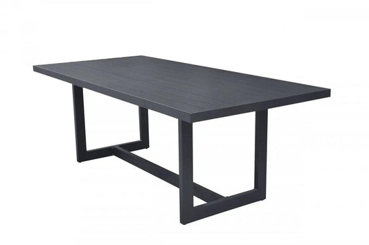 VIG Furniture - Renava Wake Modern Dark Charcoal Outdoor Dining Table - VGGEMONTALK-CH-GRY-2