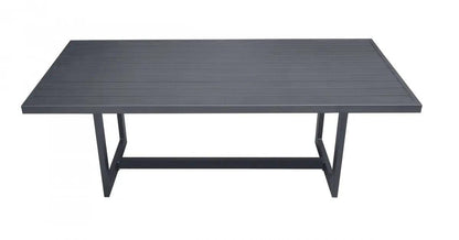 VIG Furniture - Renava Wake Modern Dark Charcoal Outdoor Dining Table - VGGEMONTALK-CH-GRY-2