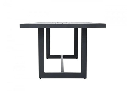 VIG Furniture - Renava Wake Modern Dark Charcoal Outdoor Dining Table - VGGEMONTALK-CH-GRY-2