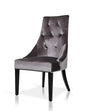 Aa031 Armani Xavira Velour Dining Chair (Set Of 2) Vgunaa031-Gry