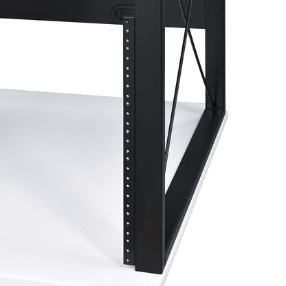 Megara Music Desk OF00995 White & Black Finish | Acme